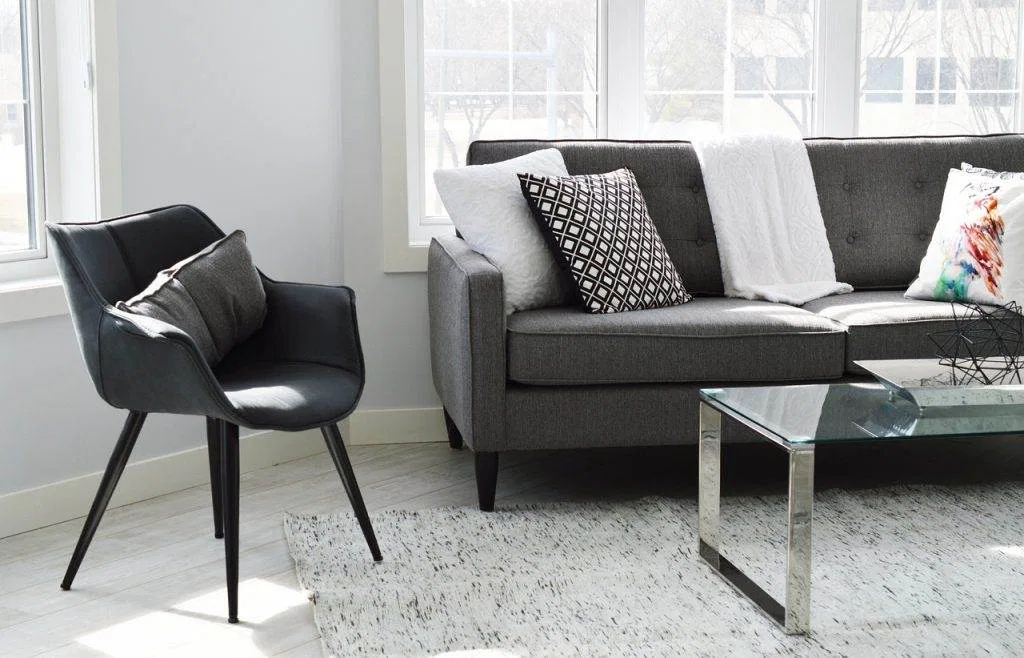 modern living room accessorize